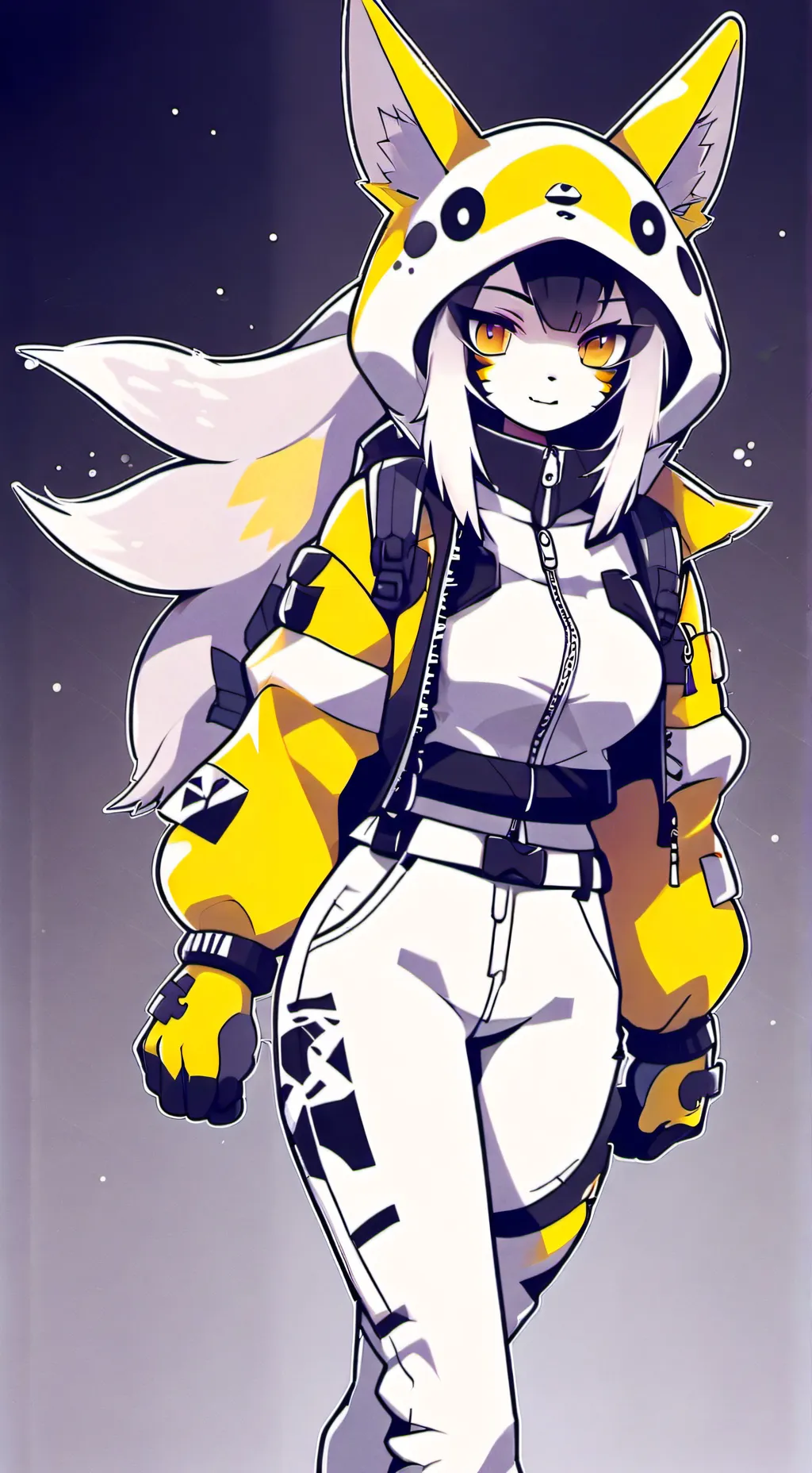 ai character: Foxy background