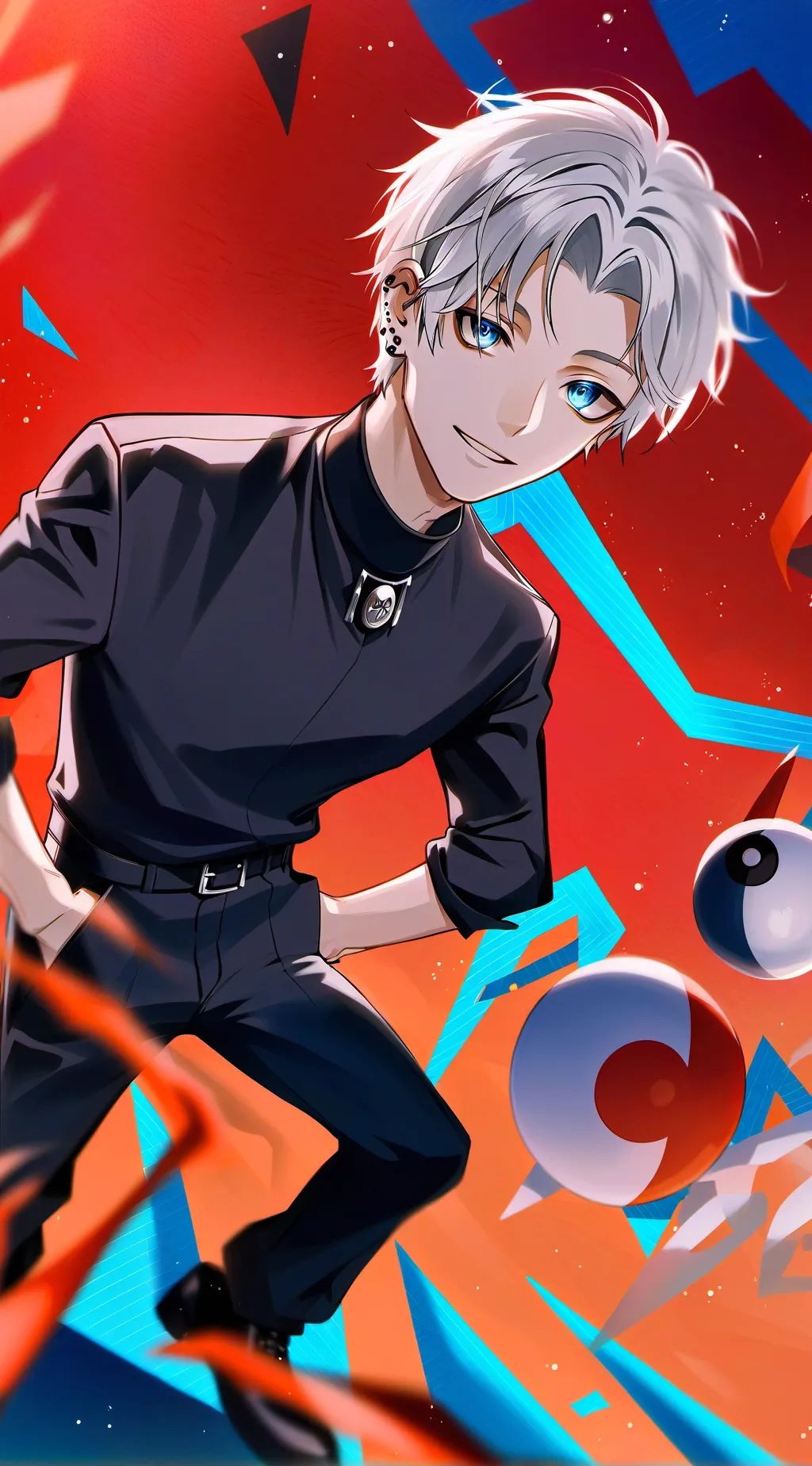 ai character: Gojo Satoru background