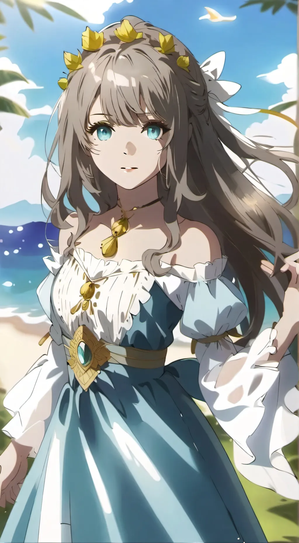 ai character: Sea Fairy Cookie background