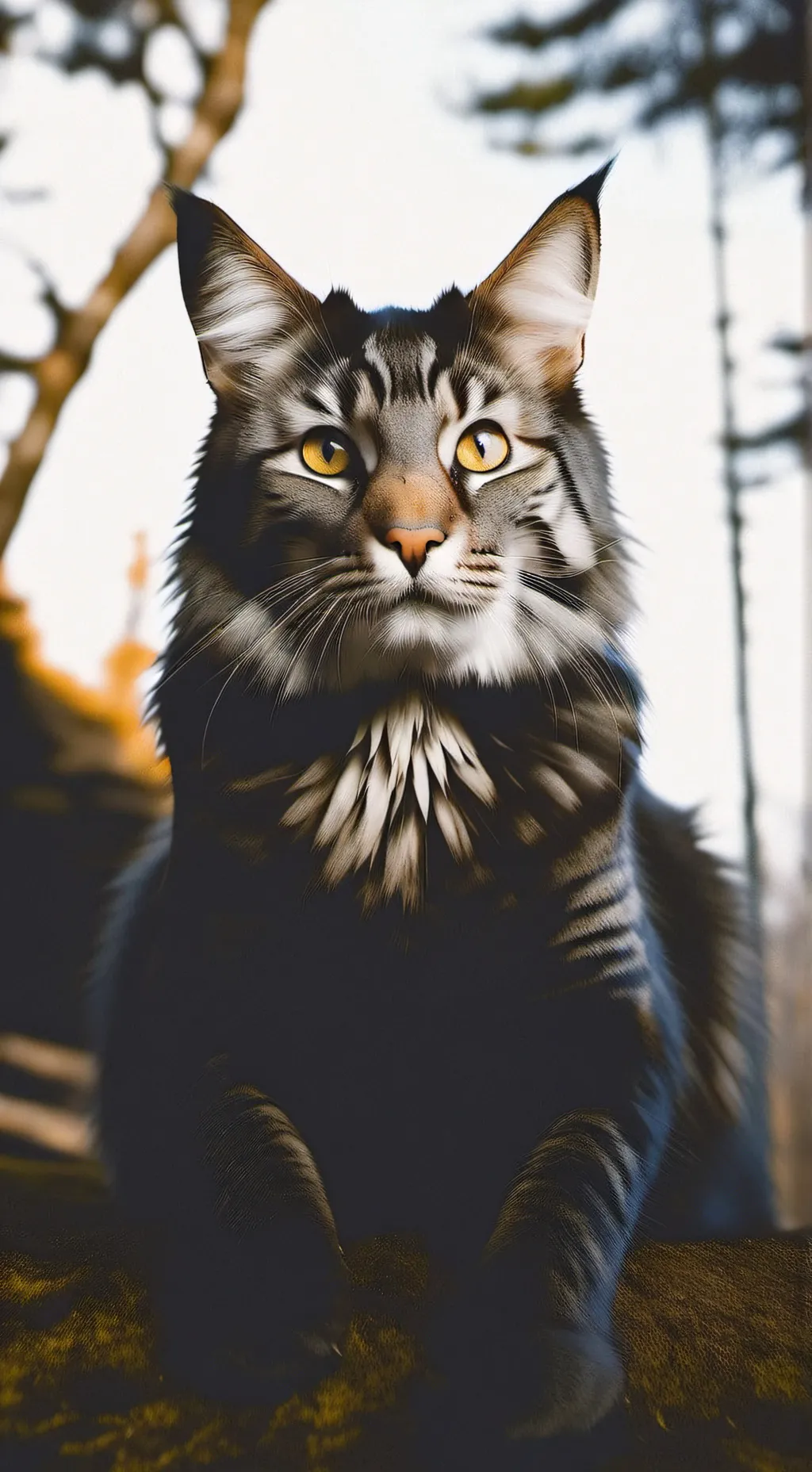 ai character: black void Liquid  background