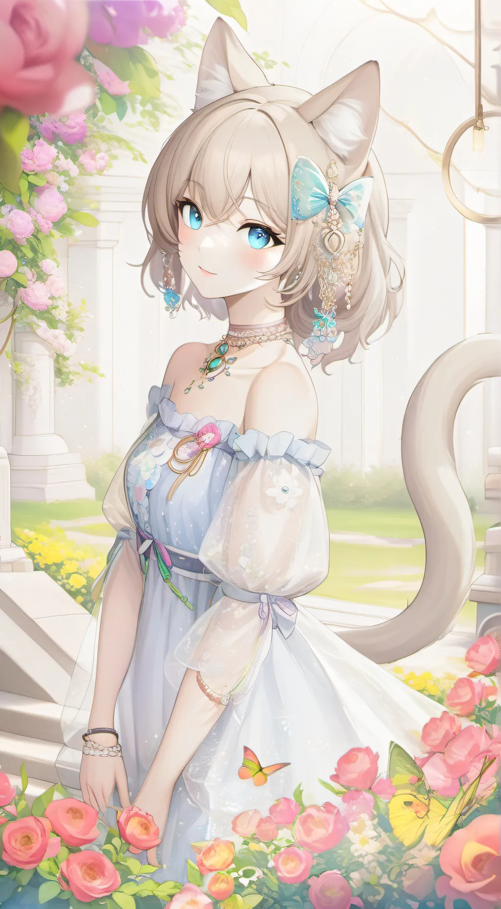 ai character: Nekomi background
