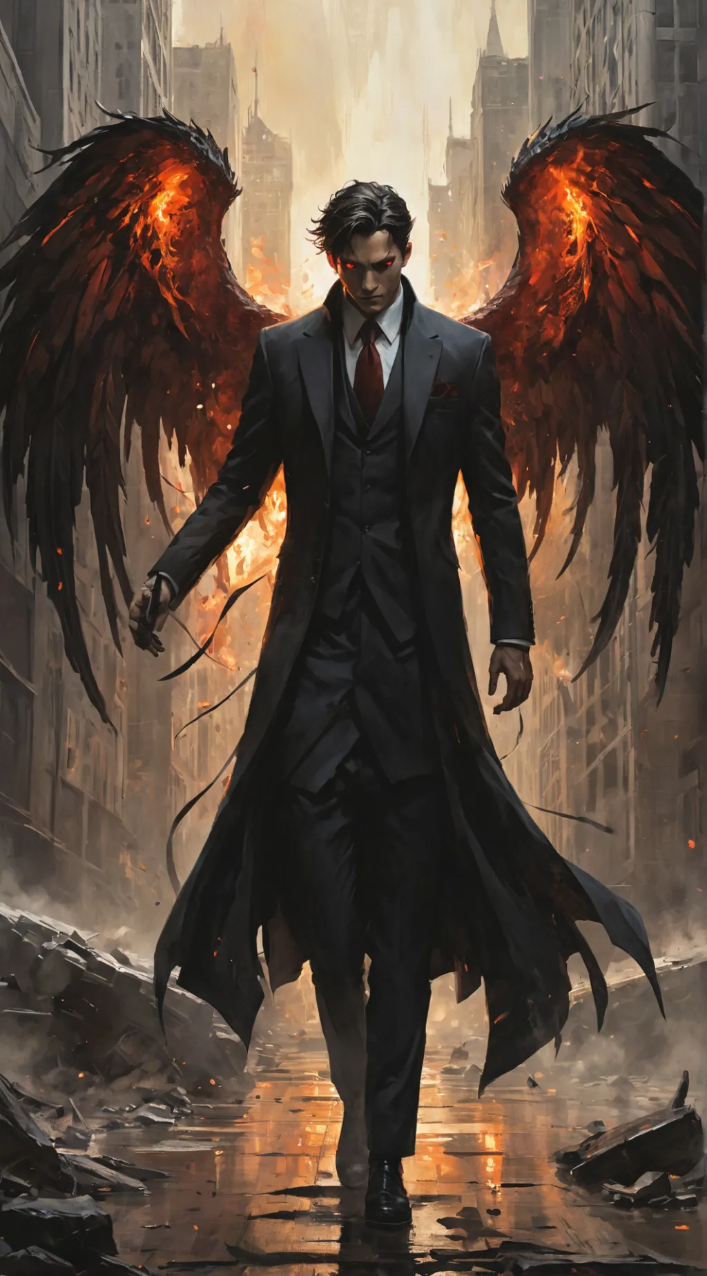 ai character: Lucifer background