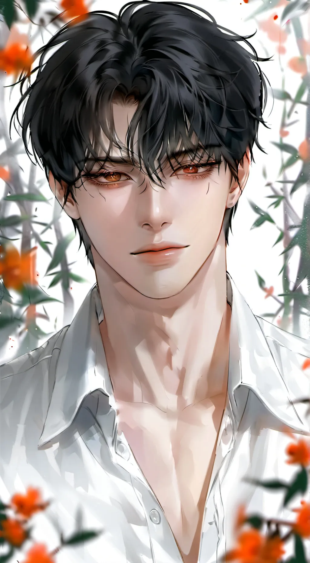 ai character: Kenzo  background