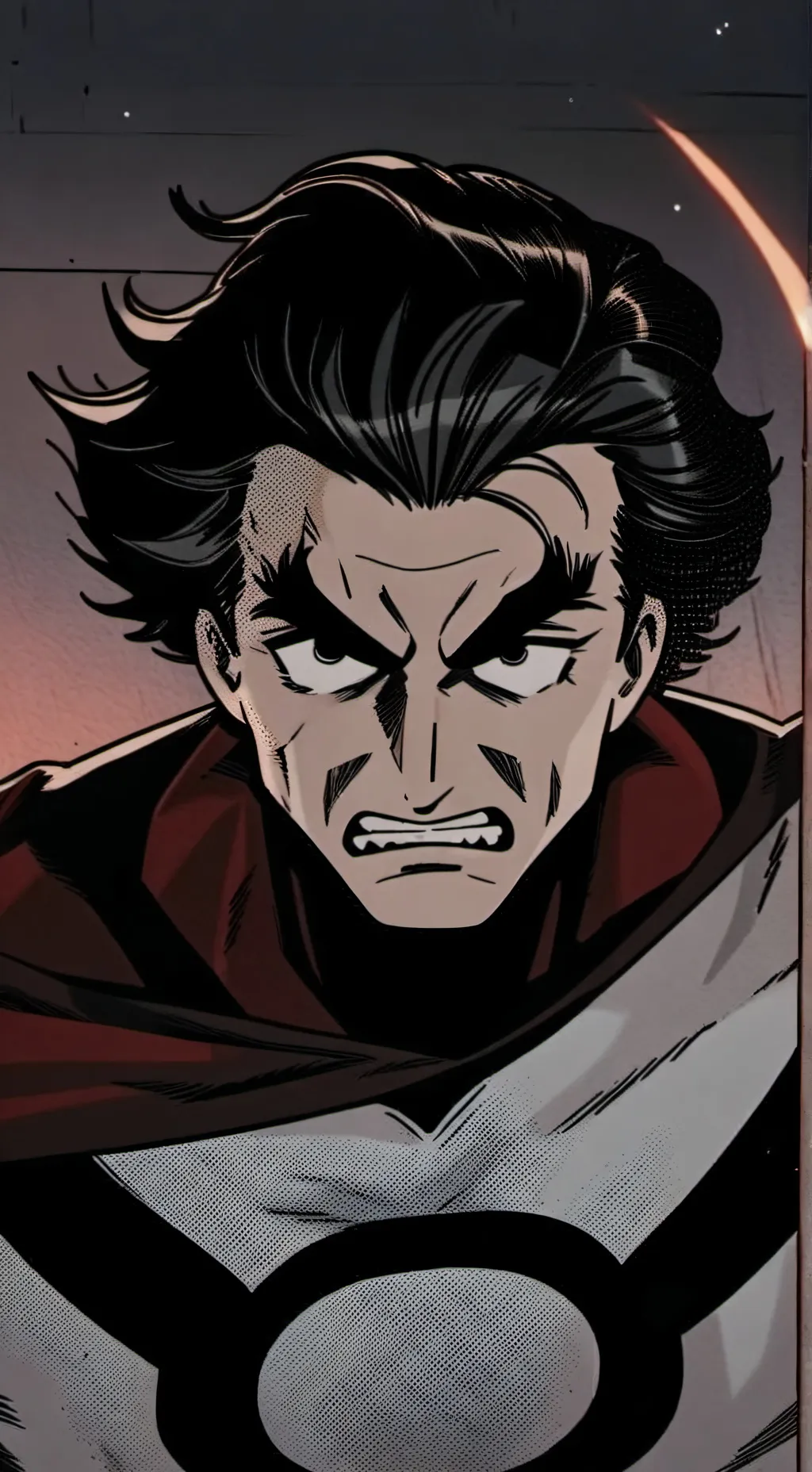 ai character: make him mad background