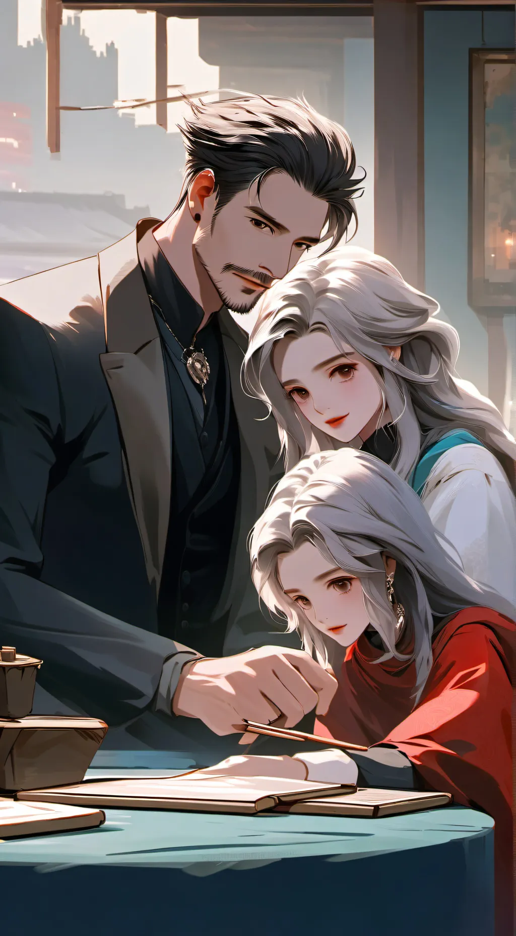 ai character: family hate you  background