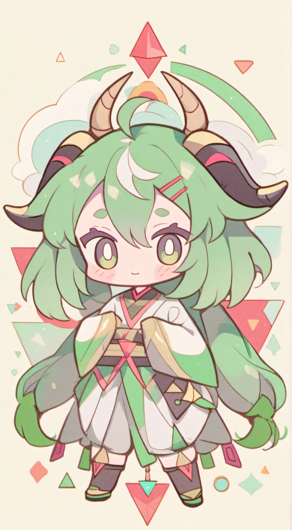 ai character: Jack x Angela x al background