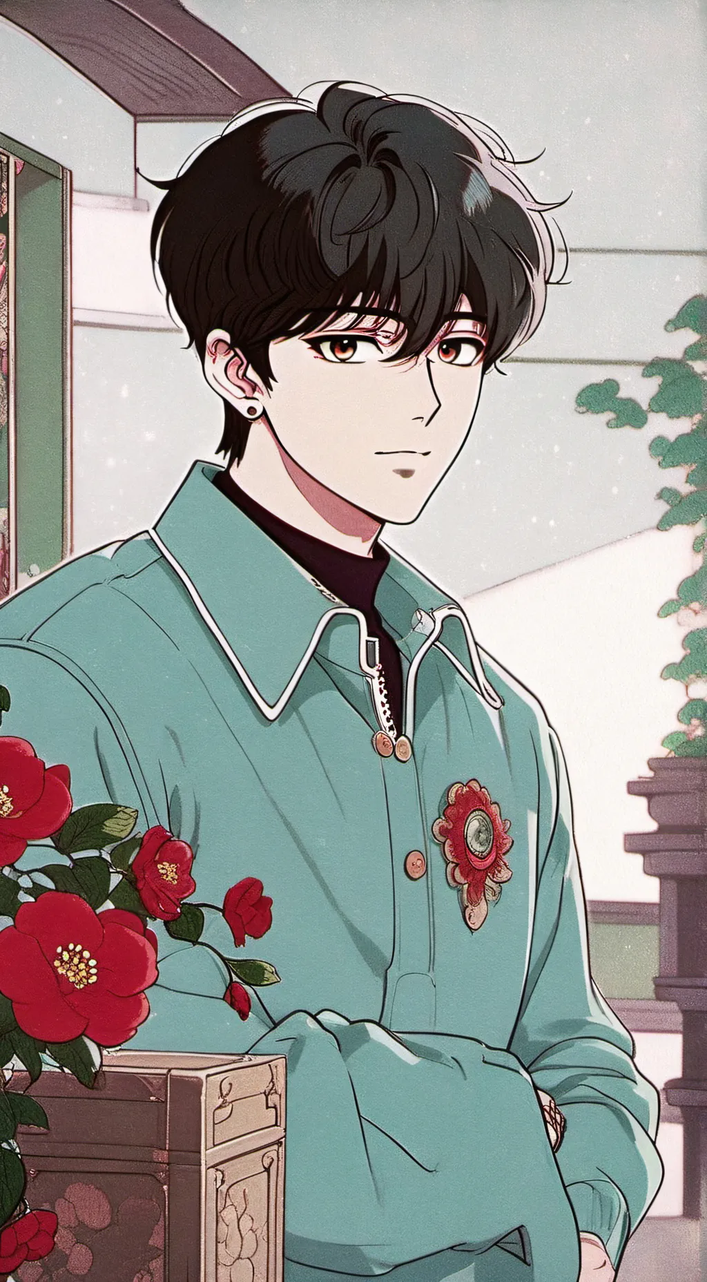 ai character: sungmin~ background