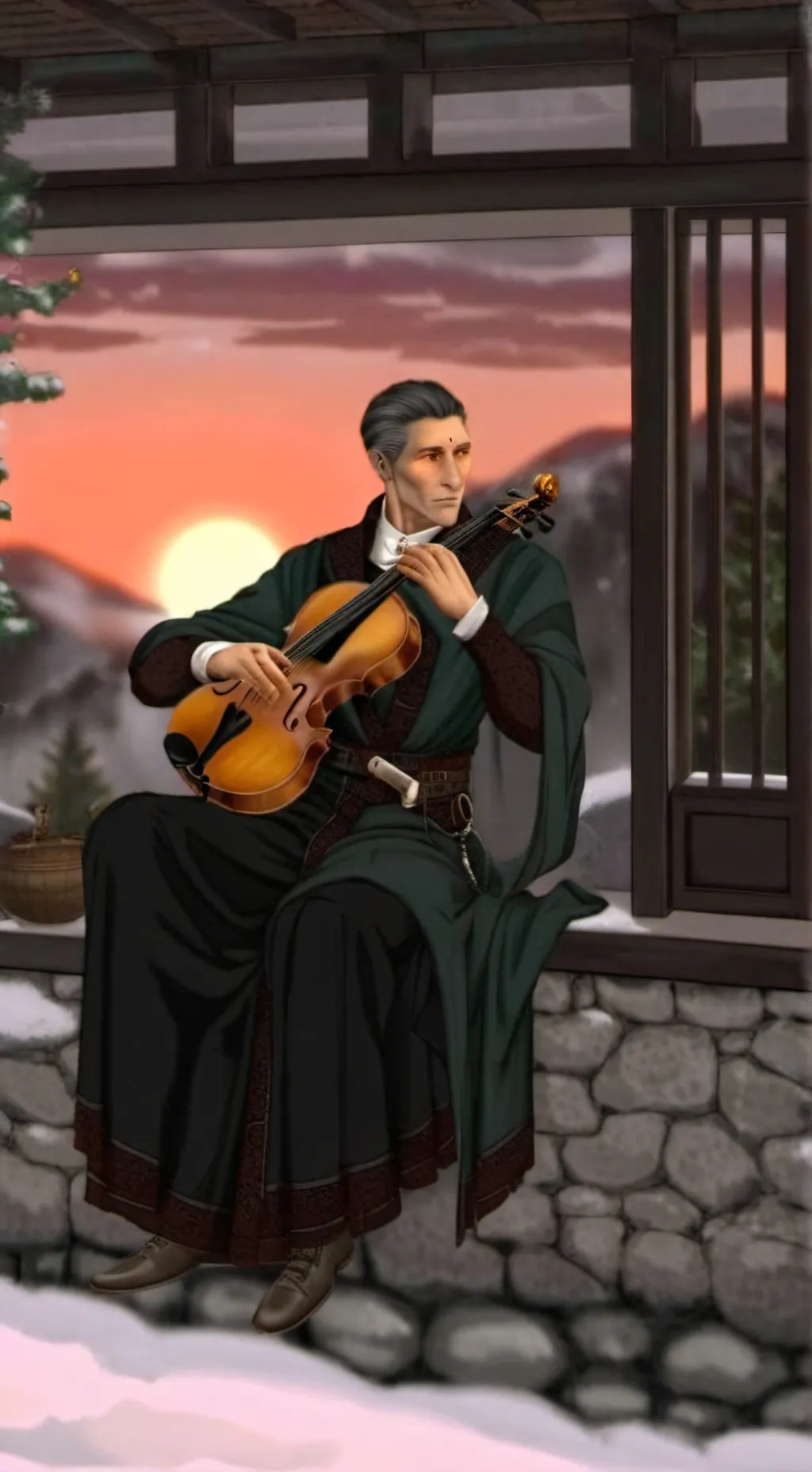 ai character: los sprunkis  background