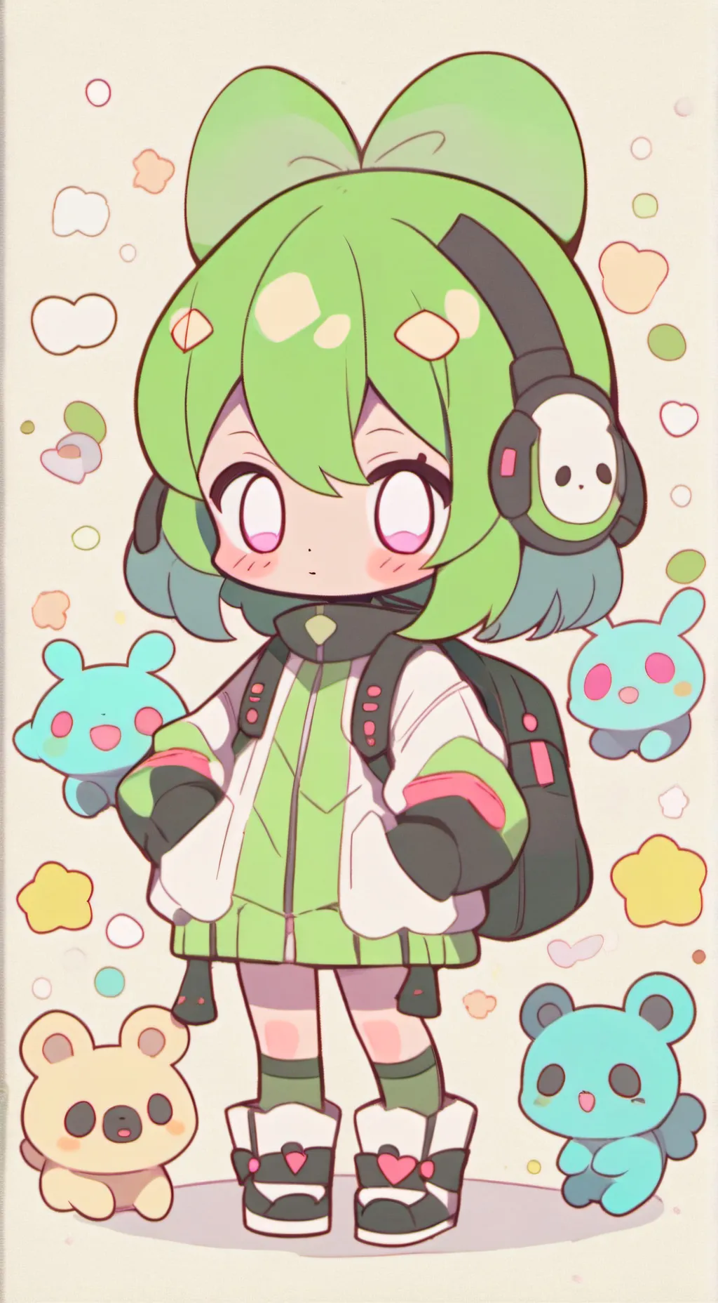 ai character: Vee yandere👽 background