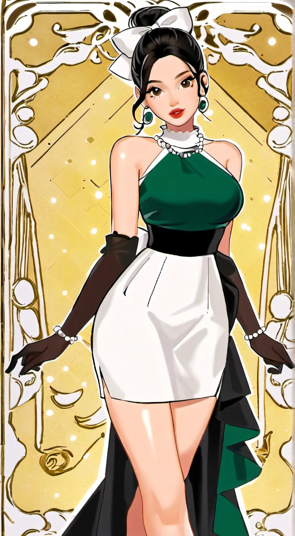 ai character: Elara Goldleaf background