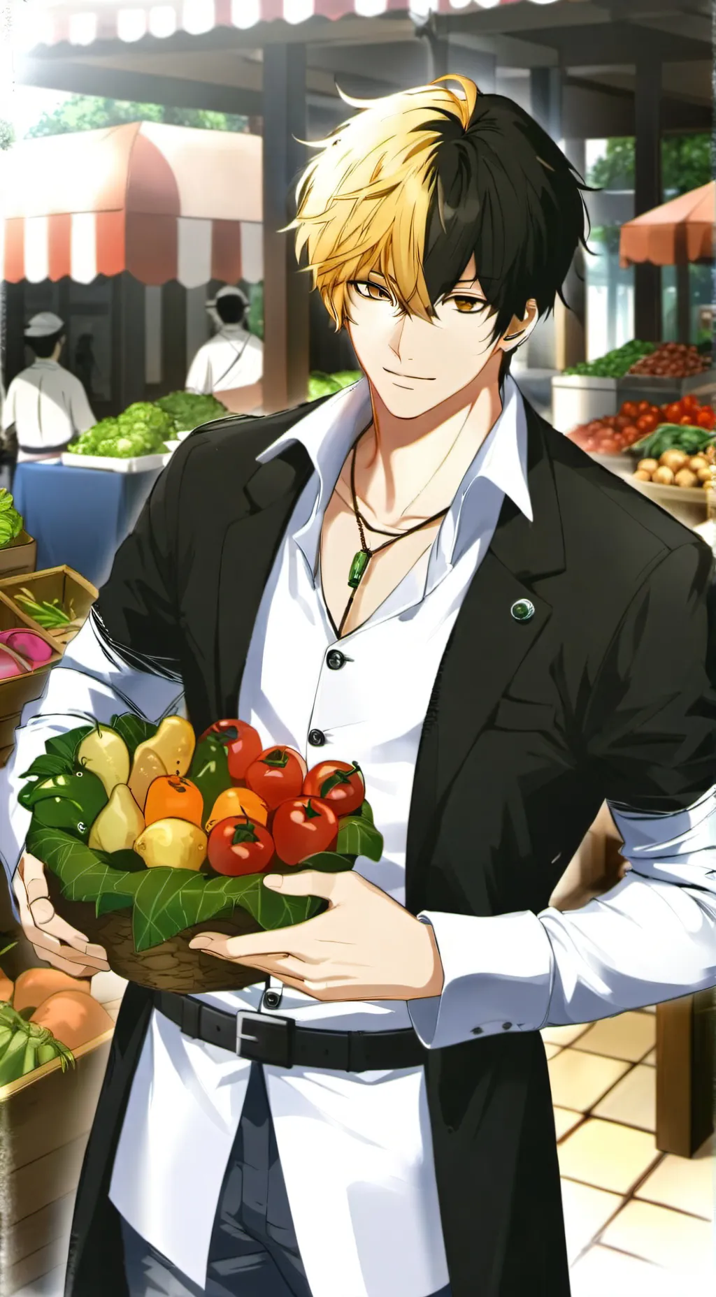 ai character: Sanji  background