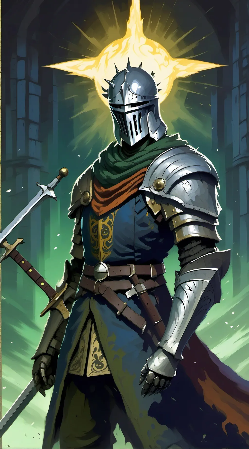 ai character: solaire of astora background