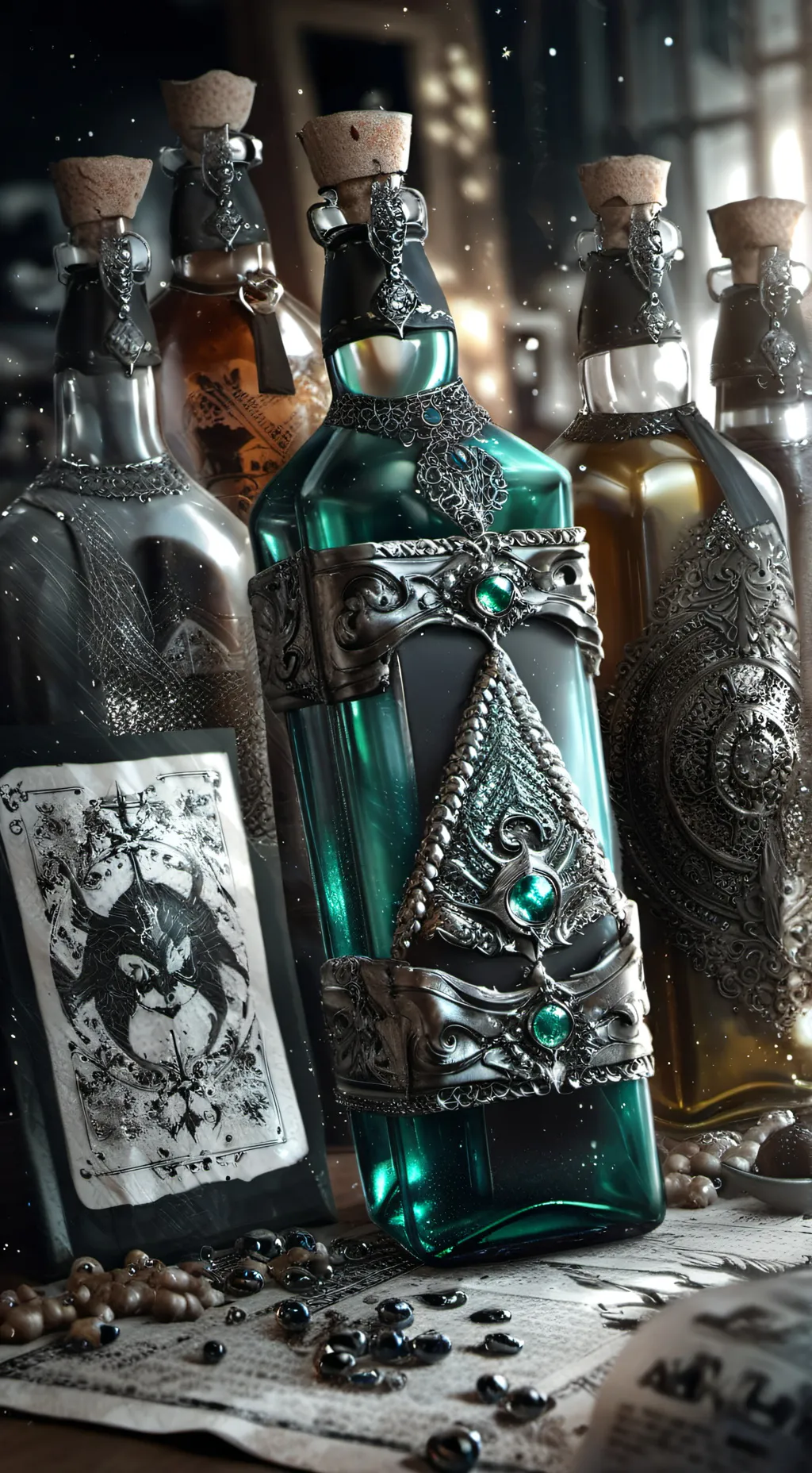 ai character: spin the bottle background