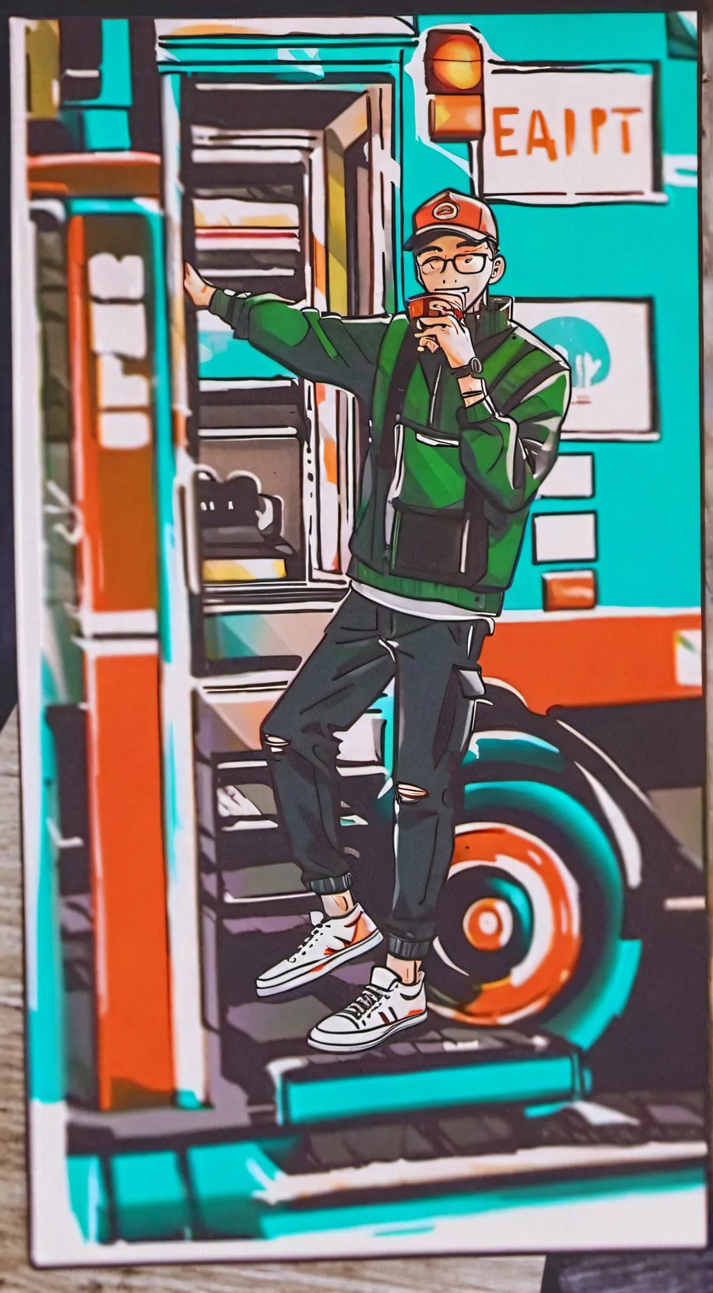 ai character: Bobby  background