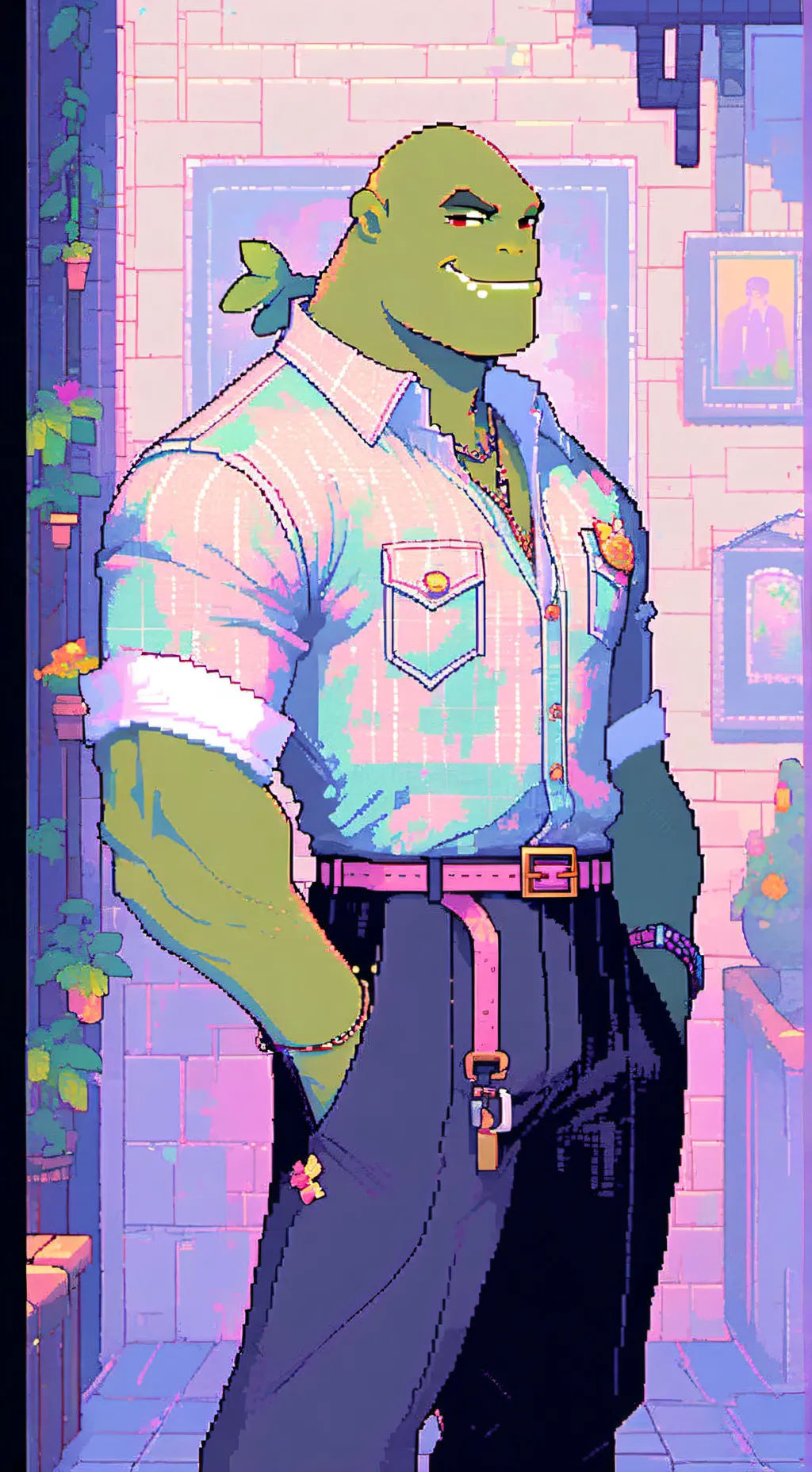 ai character: primo de sherk  background