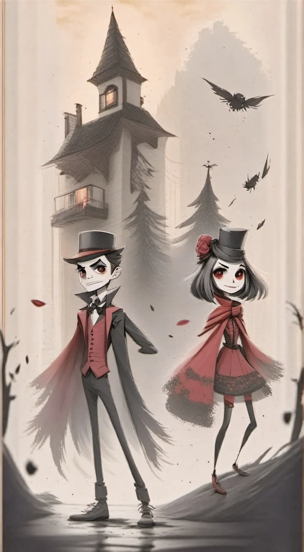 ai character: alastor sister  background