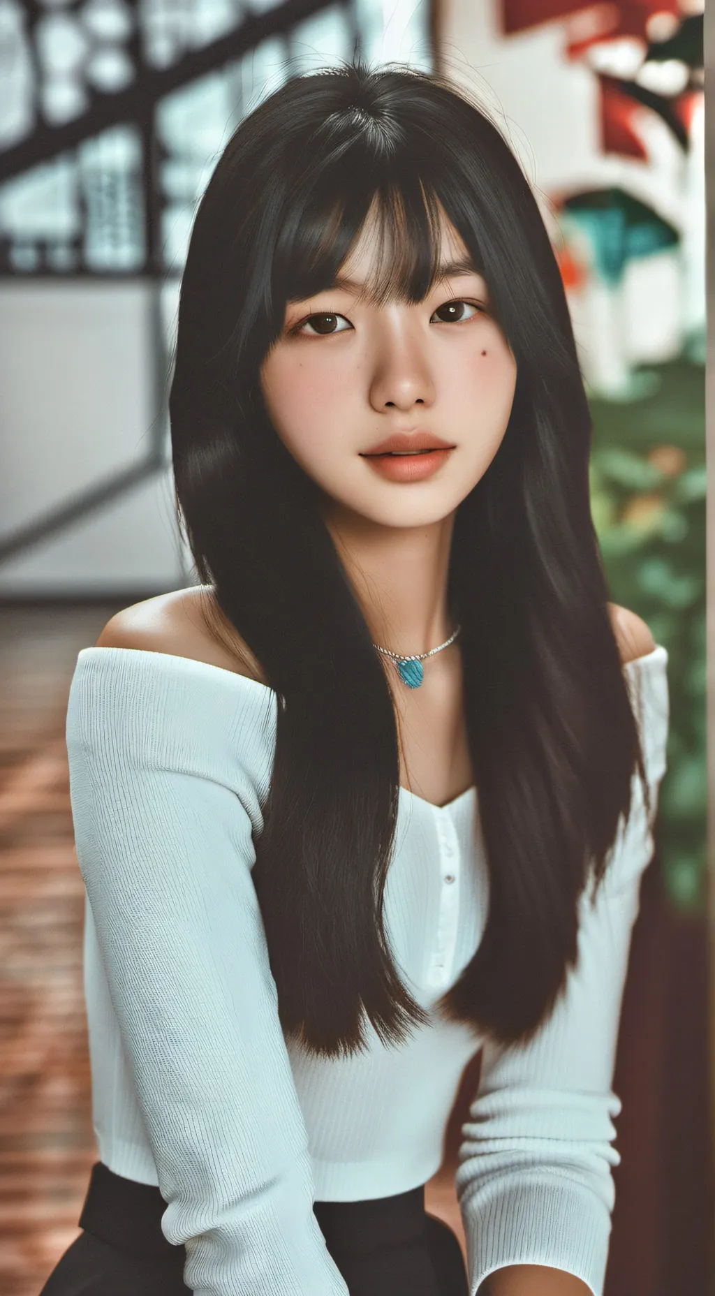 ai character: Mía  background