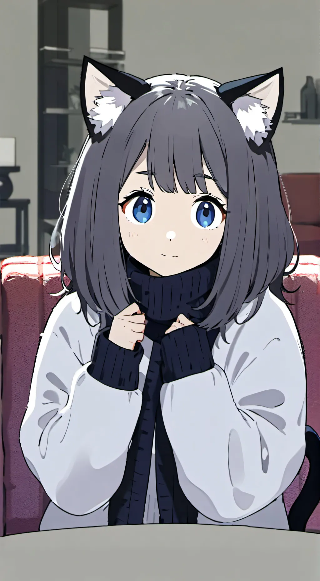 ai character: Grayish White Whis background