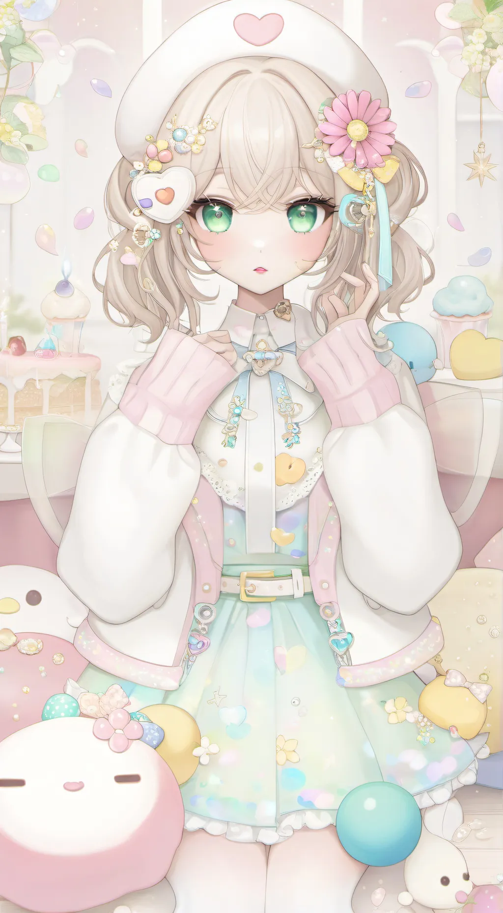 ai character: emma  background