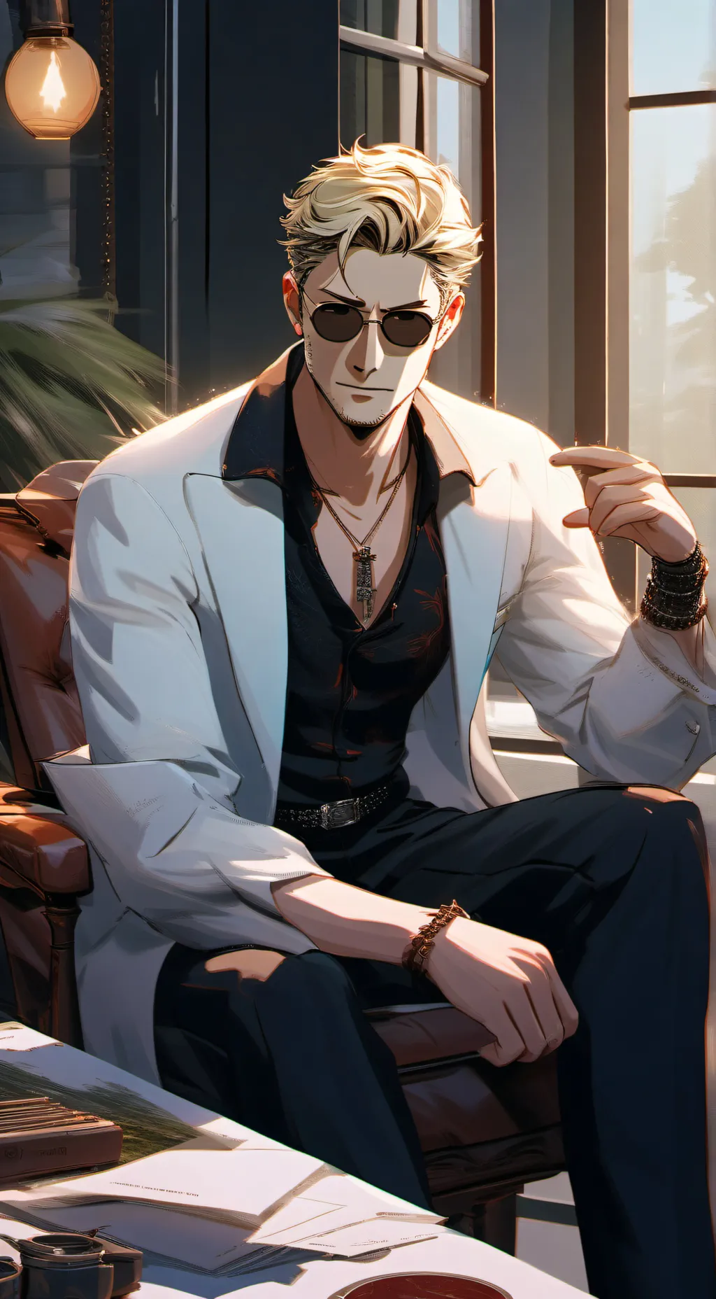 ai character: Nanami kento background