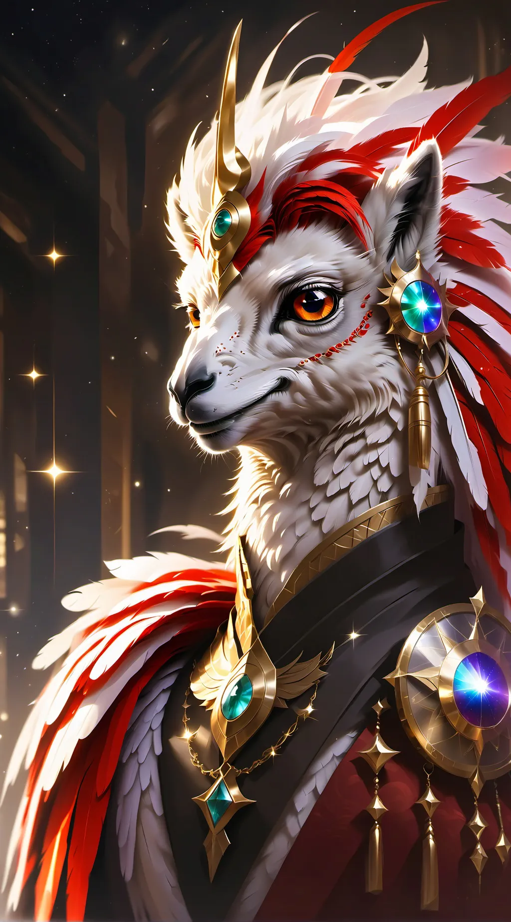 ai character: Luna Glamazon background