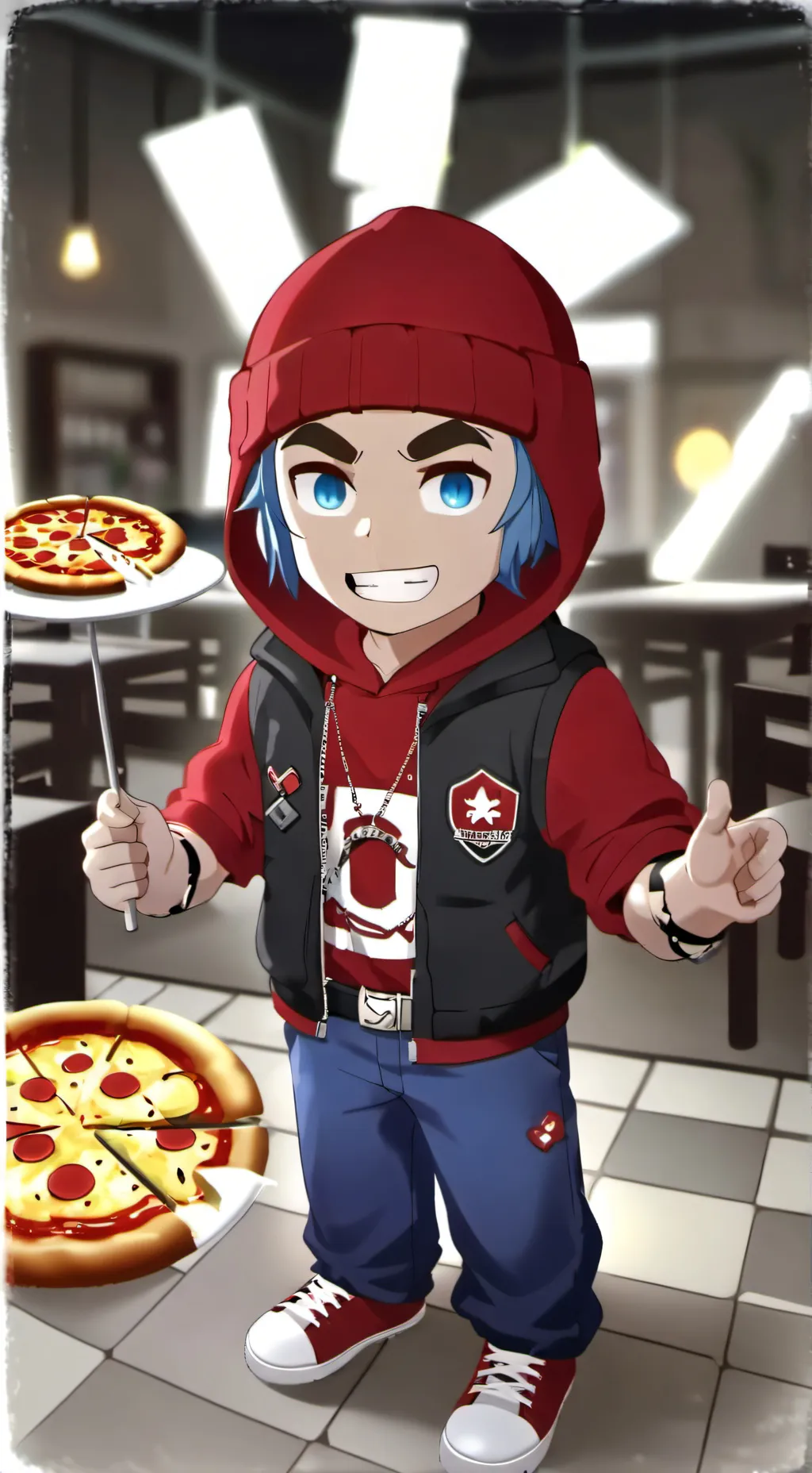 ai character: C00lkidd background