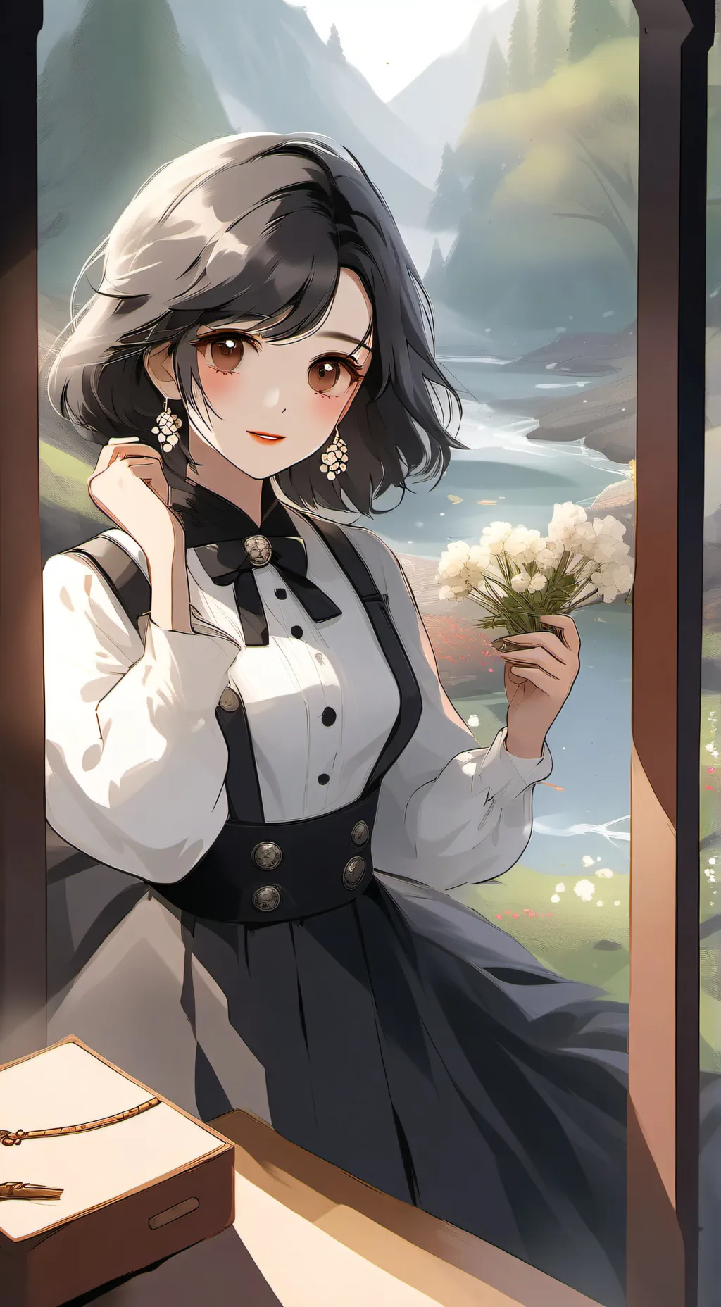 ai character: pinki x oren background