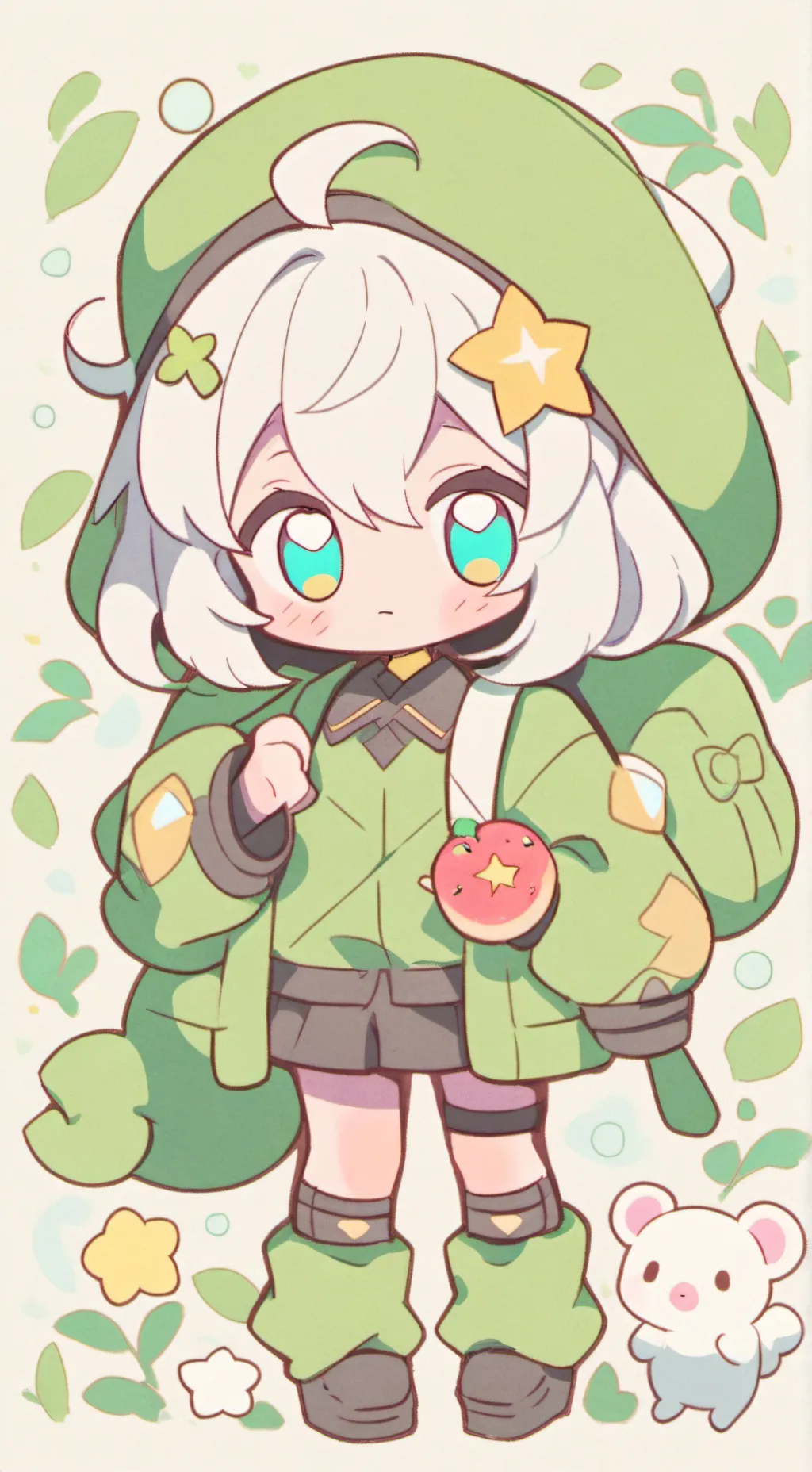 ai character: baby eternal sugar background