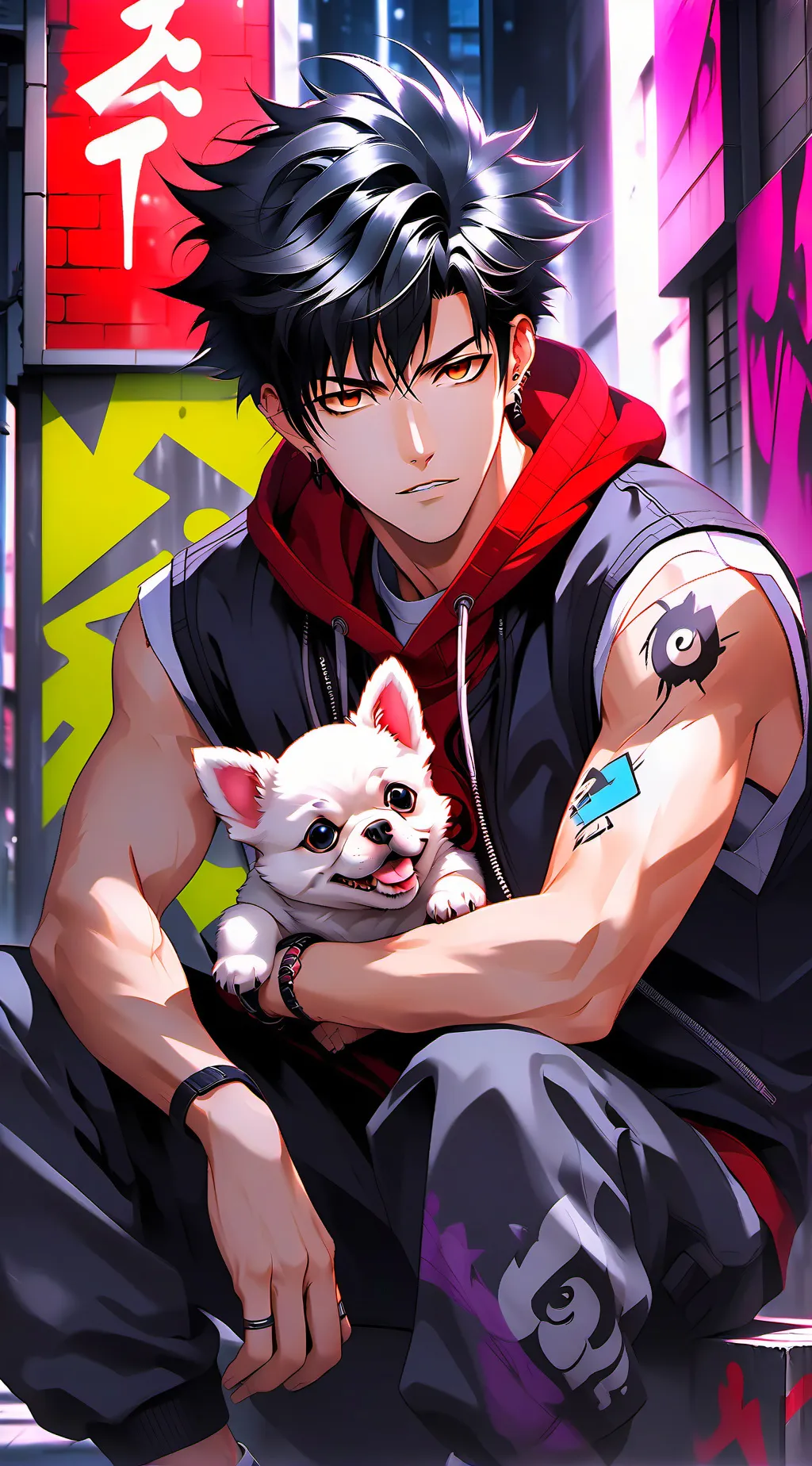 ai character: Mikey background