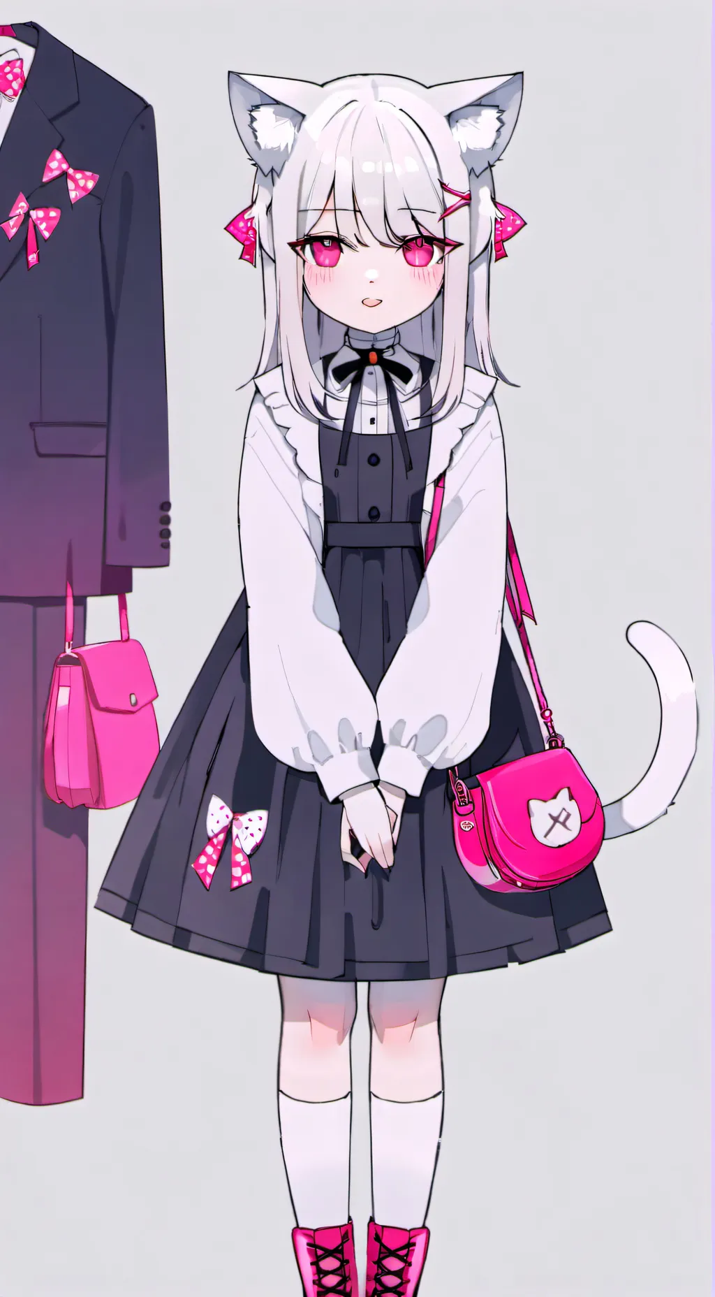 ai character: cat cat background