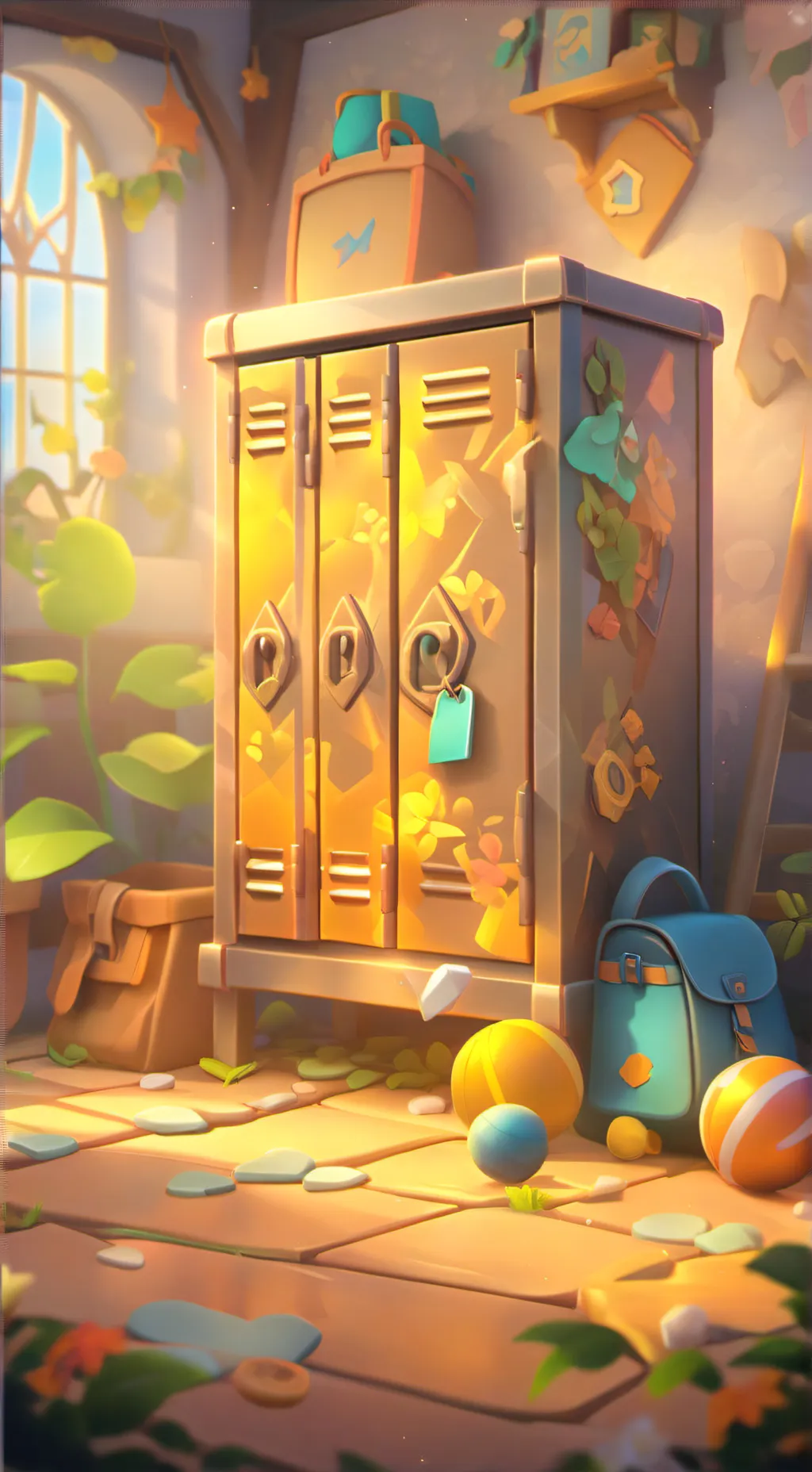 ai character: the crk "joke" background