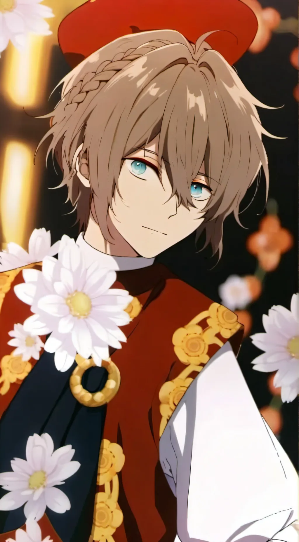 ai character: maki(exorcist)  background