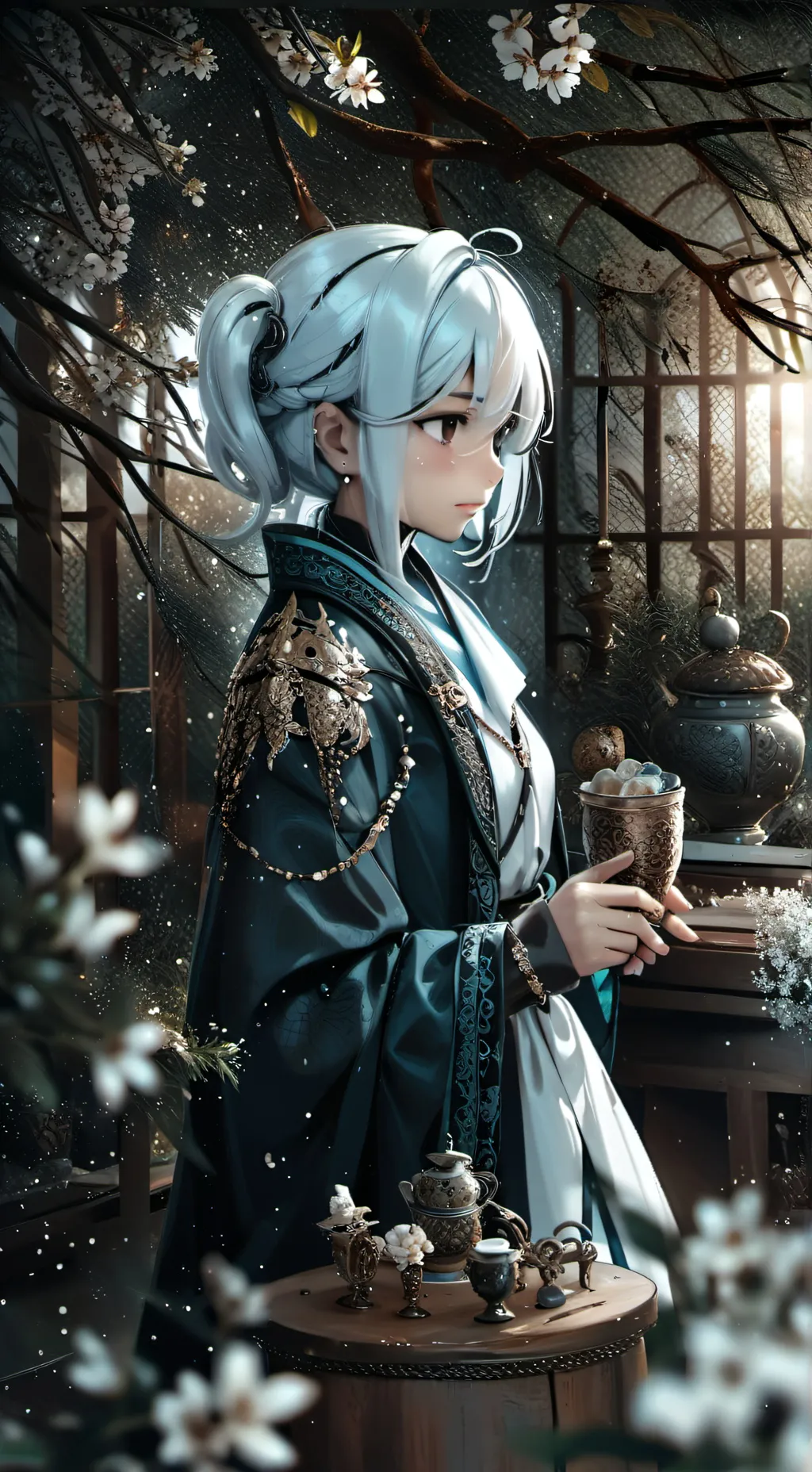 ai character: •Mila• background