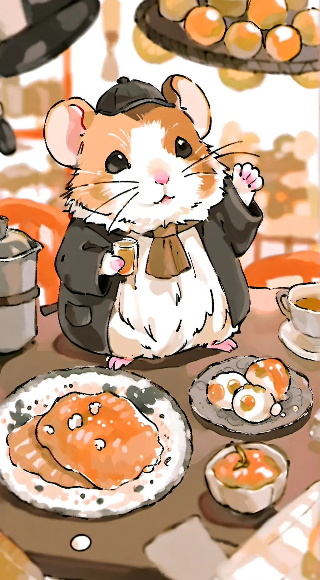 ai character: Funny person background