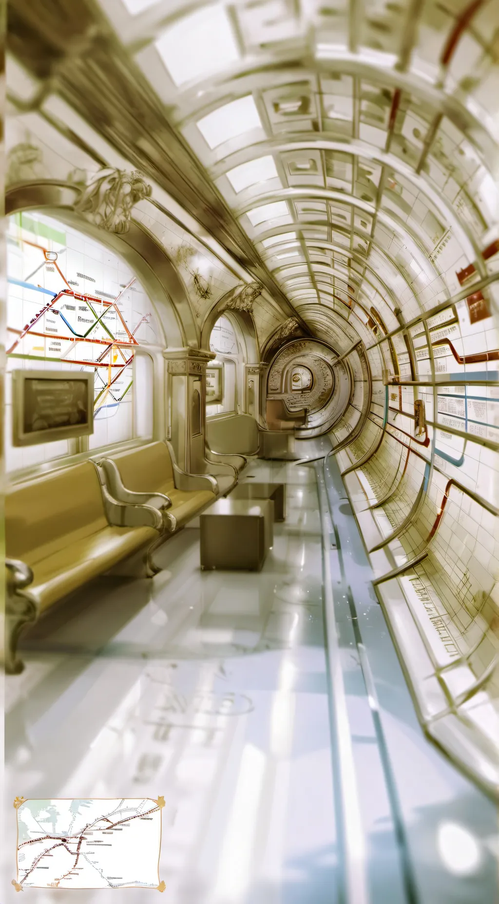 ai character: Блогерша. background