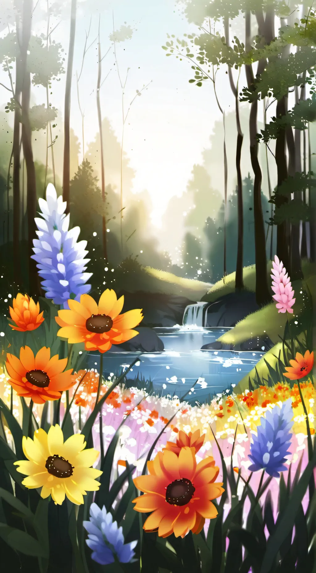 ai character: 🌈♡Dandy's World♡🌈 background