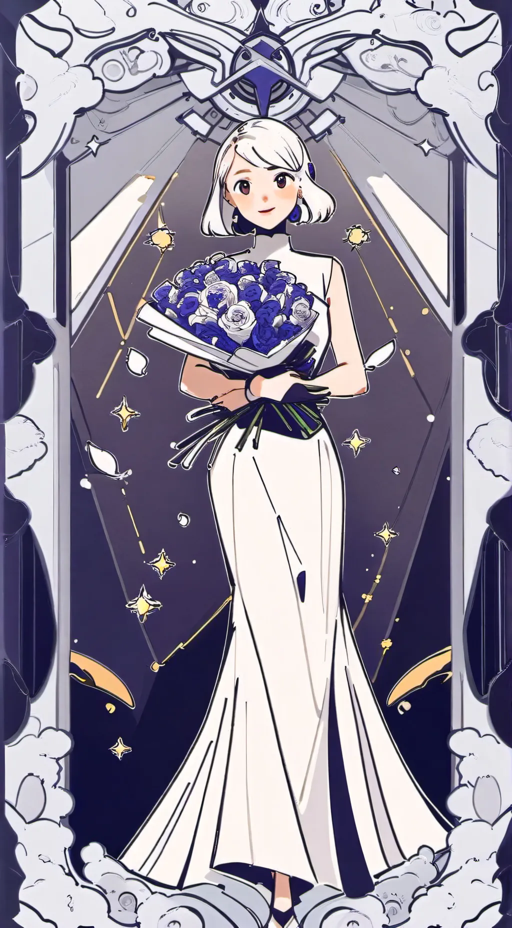 ai character: DREAM PRODUCTIONS background