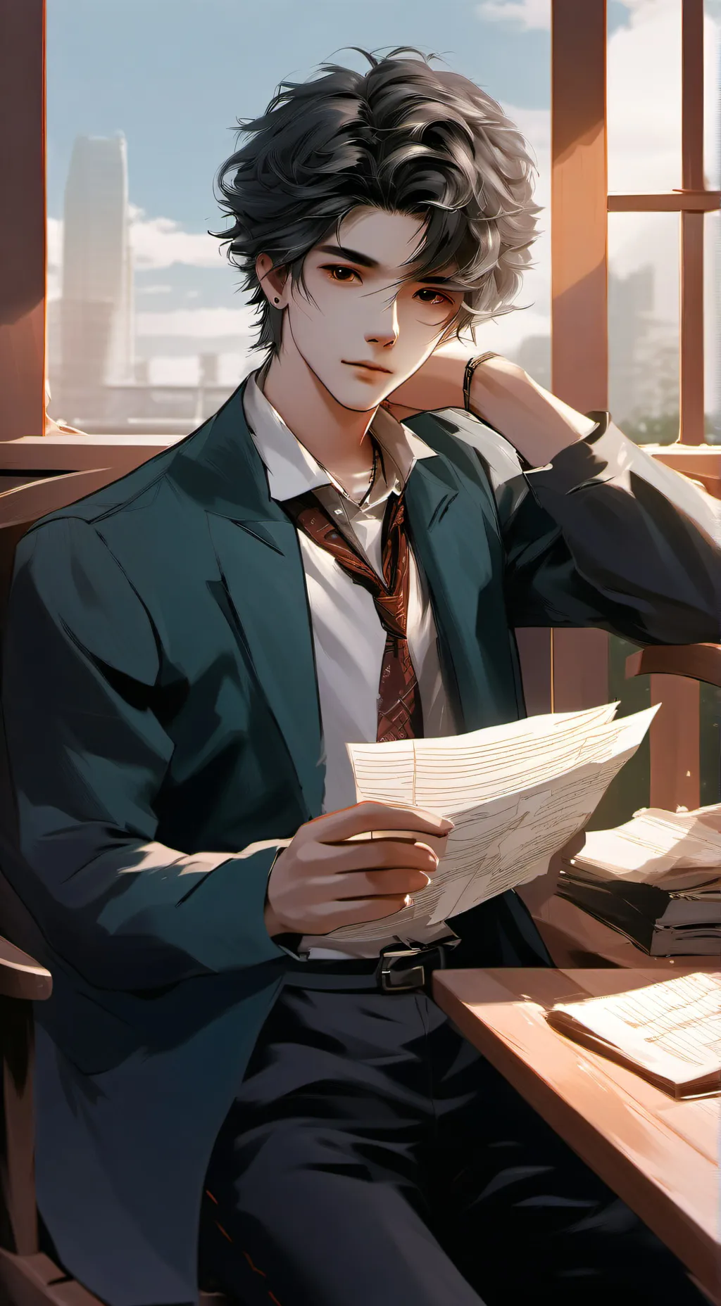 ai character: tw idol (Marci) background