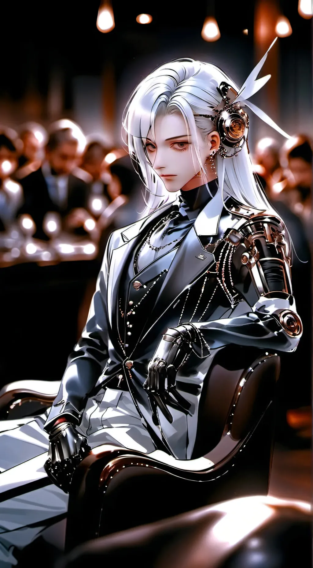 ai character: Киборг background