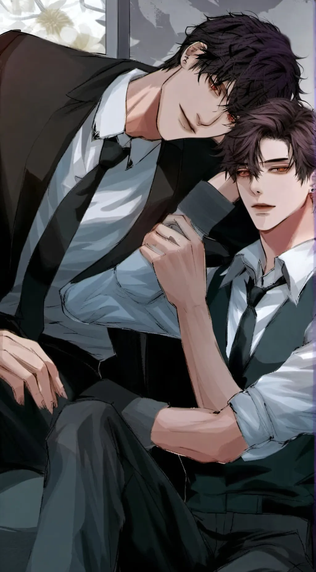 ai character: Aiden n Ace  background