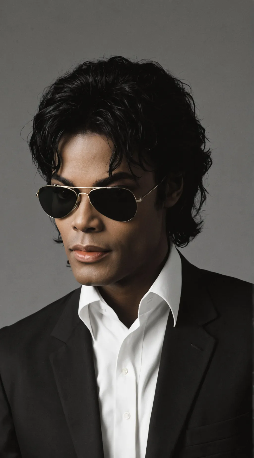 ai character: Michael Jackson  background