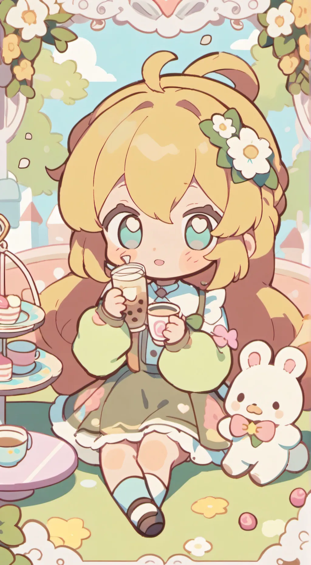 ai character: Asks for ideas background