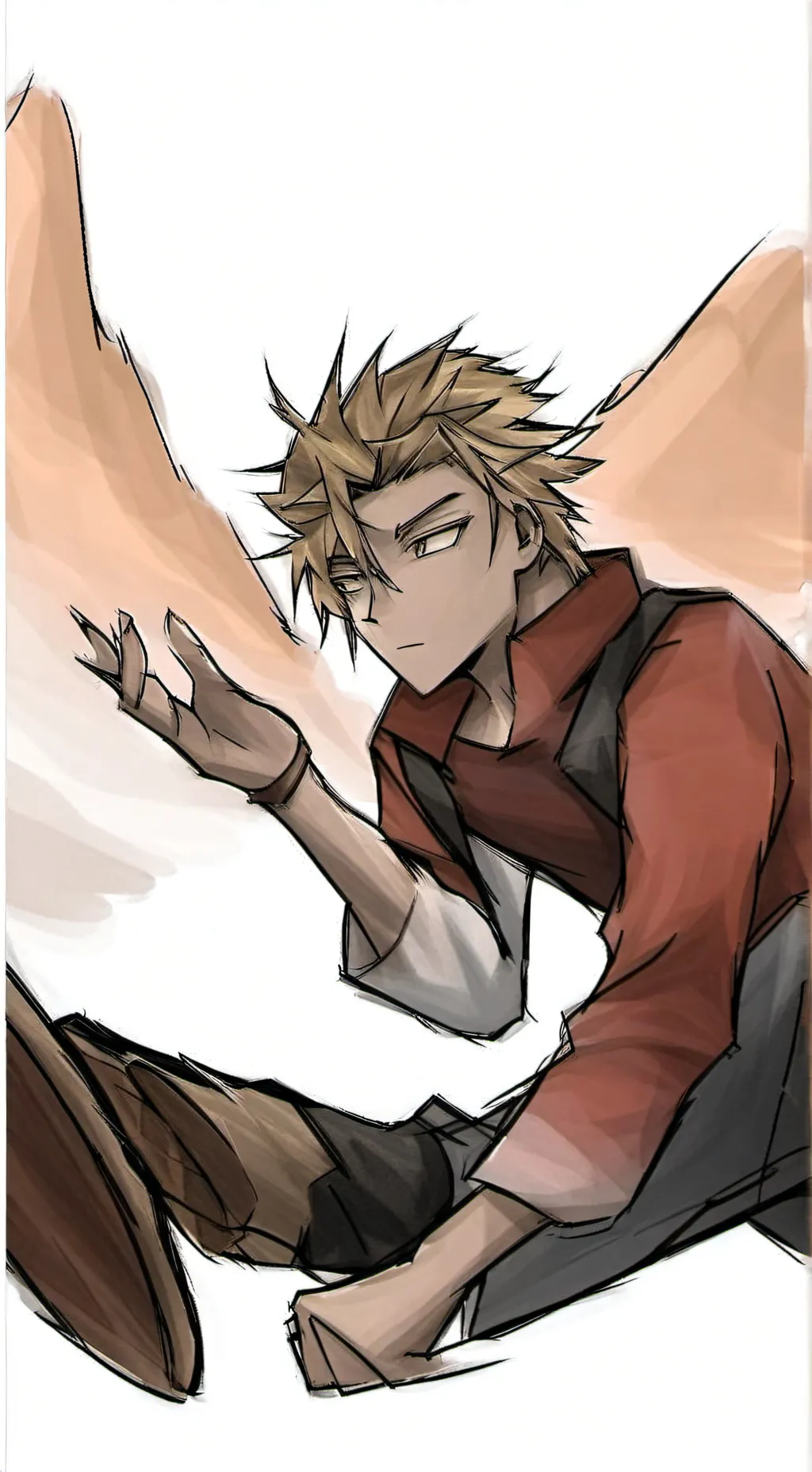 ai character: Кейго  background