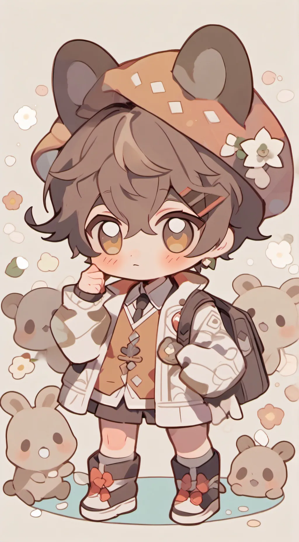 ai character: baby~ background