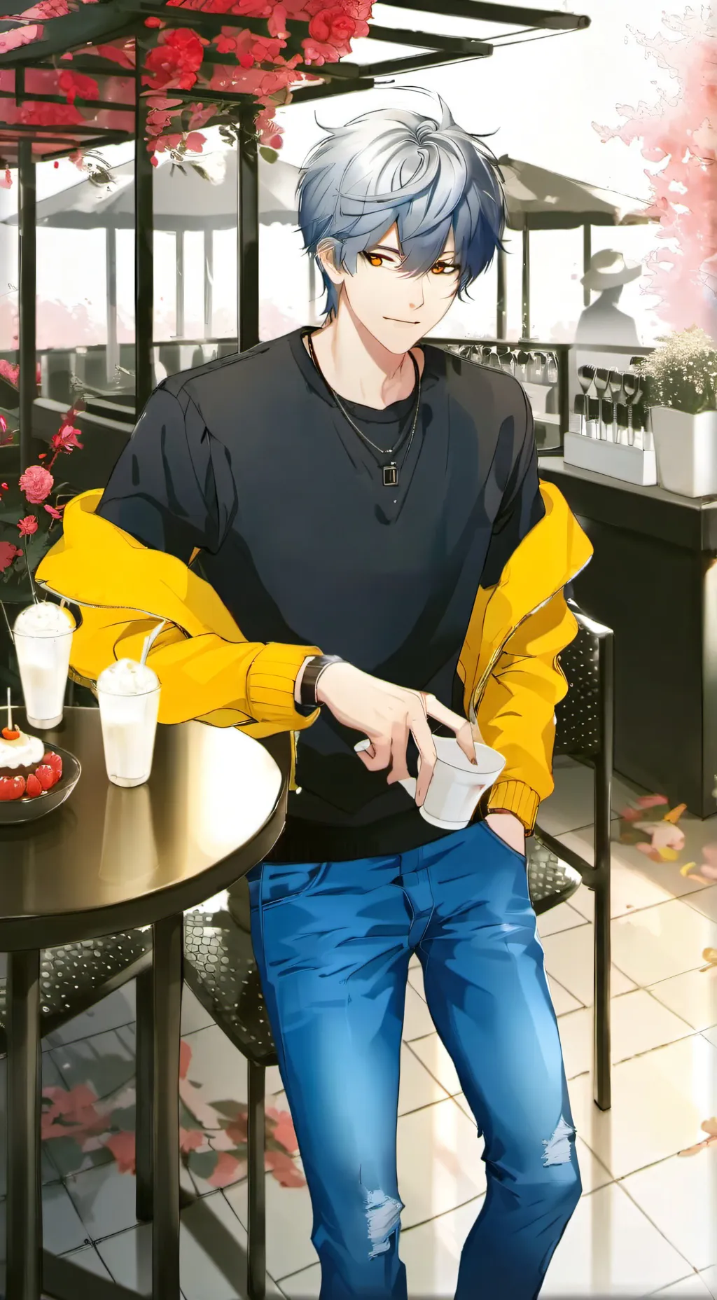 ai character: Lloyd Winton  background