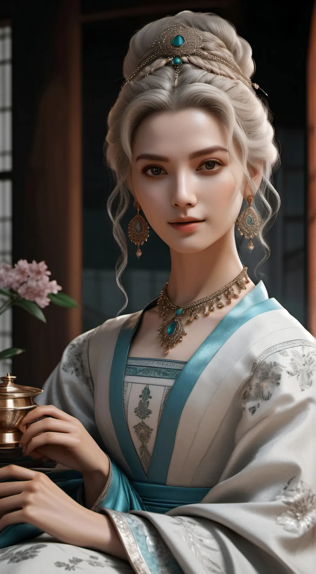 ai character: Sara  background