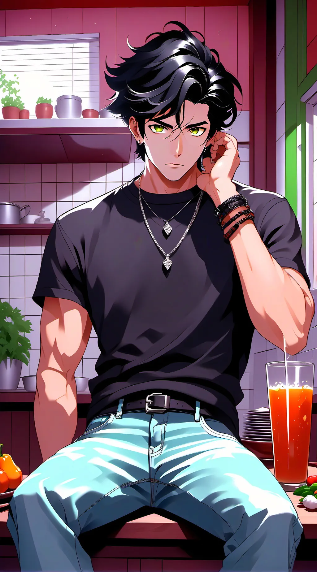 ai character: ~babado~ background