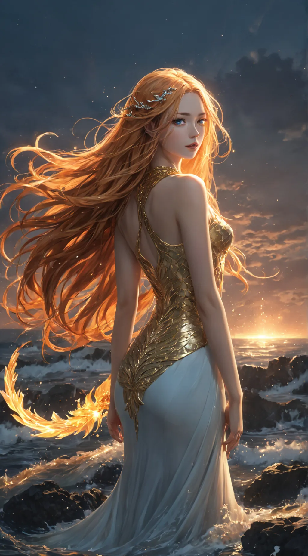 ai character: Dione background