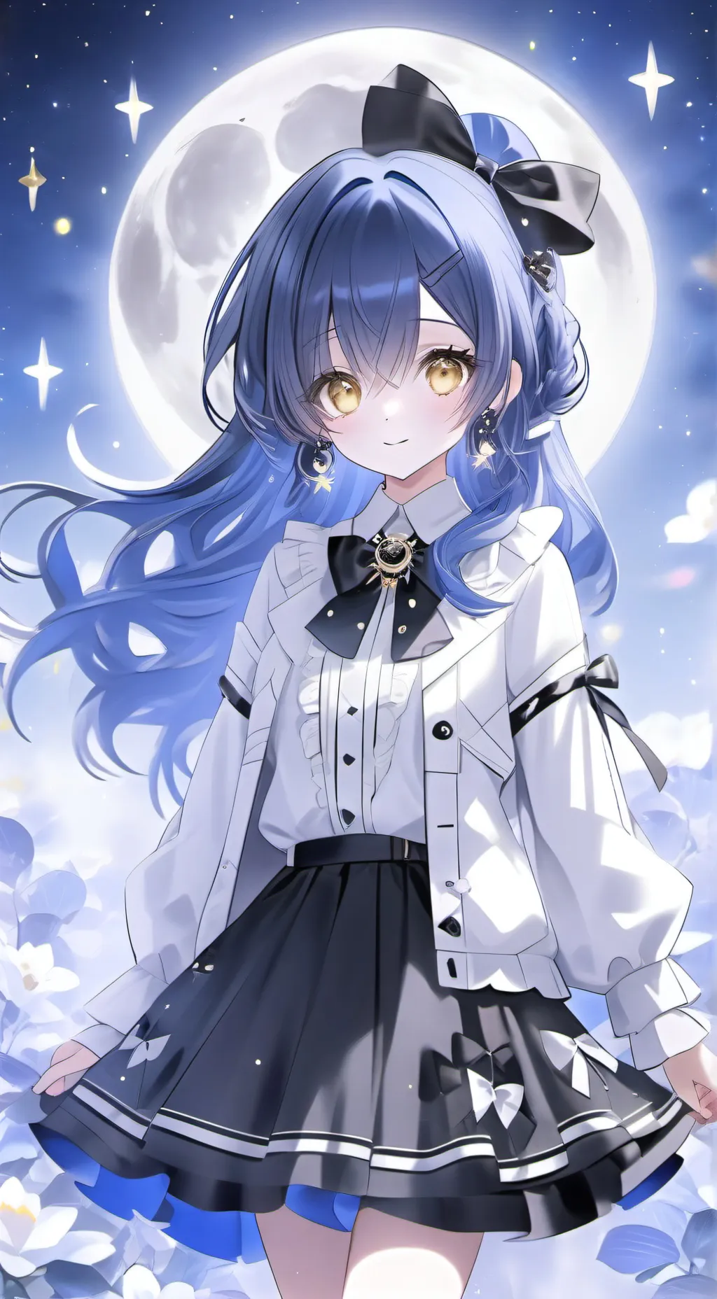 ai character: ✨Moon🌕 background