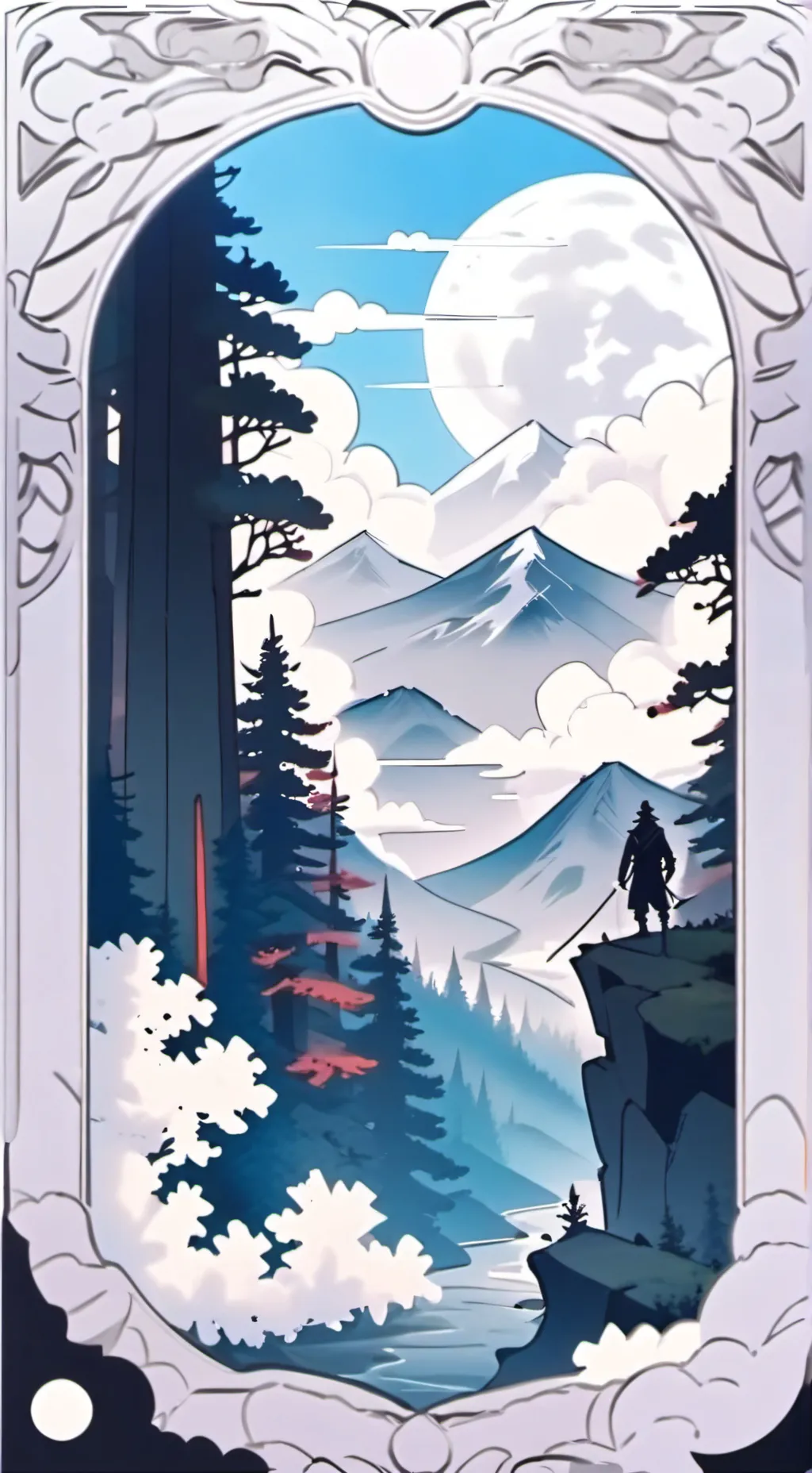 ai character: ∆• giyuus hand •∆ background